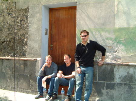 Bert, Craig and me in Mexico City