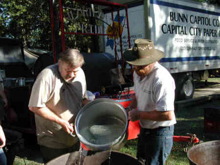 Gotta feed 500 Scouts, 2002 Section Conclave with the Order of the Arrow