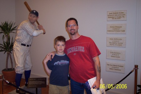 My Son and I at Cooperstown