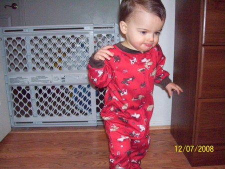 Brett Jr (14 months old)-my grandson