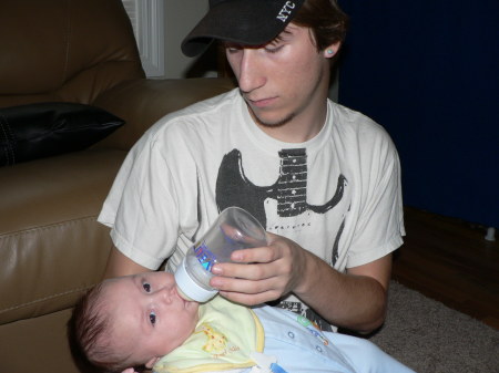 Brody with Uncle Matt