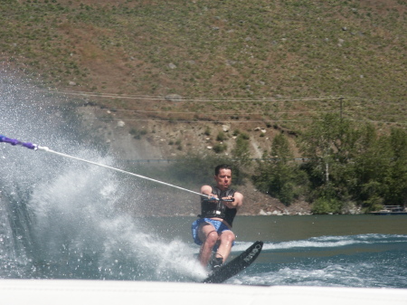 Wallowa Lake, back on the ski after 20 years, to be followed by a year of physical therapy