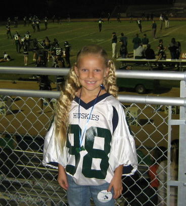 Avery - Cheering on the Chino Hills H.S. Huskies