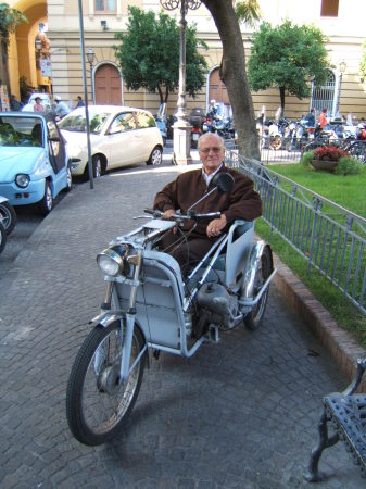 biker on the Amalfi