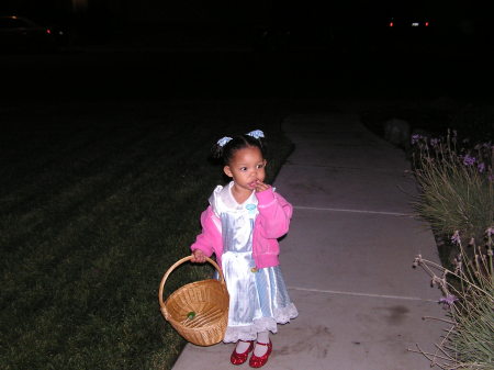 My granddaughter as "Dorothy"