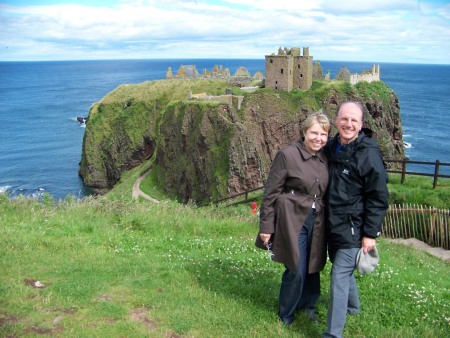 By the ocean in Scotland