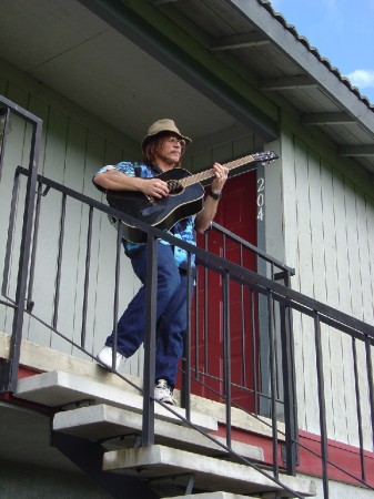 Jammin on the stairs