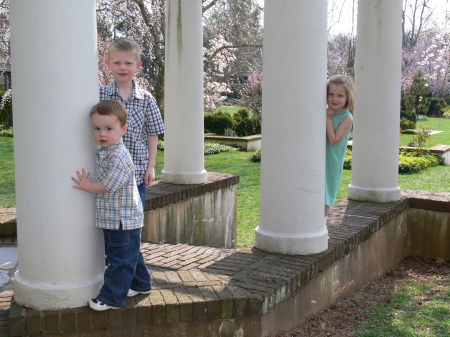 Spring 2006 with the Three Children on Our Estate (just kidding...we're not rich)