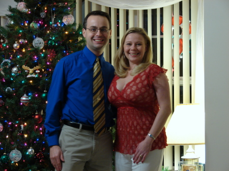 Jerrill (my husband) and I...Christmas 2006