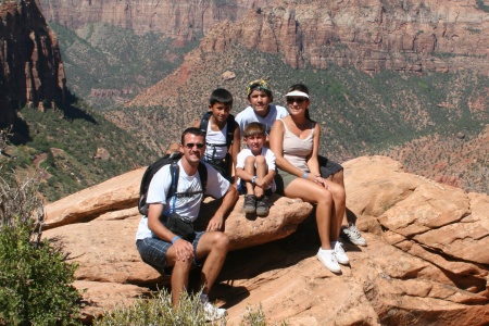 Hiking in Zion