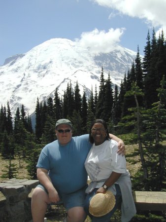 Mount Rainier with Hubby