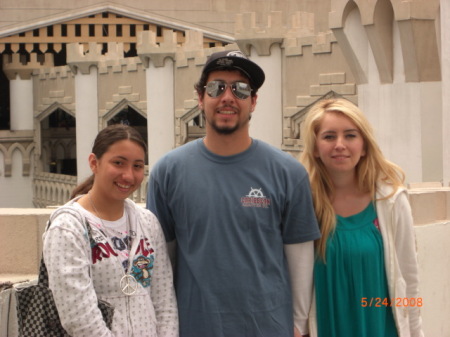 Erica, Josh, & Ashley (his gf) in Vegas