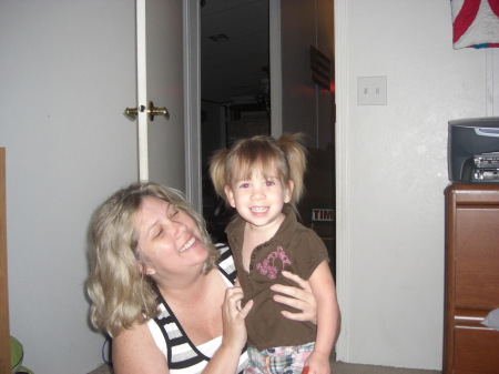 Mommy and Logan again on her 2nd birthday!