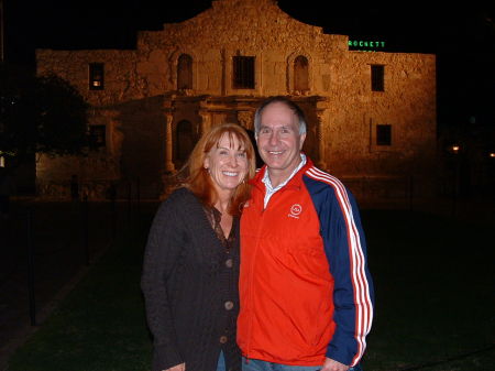 me and mags at the Alamo