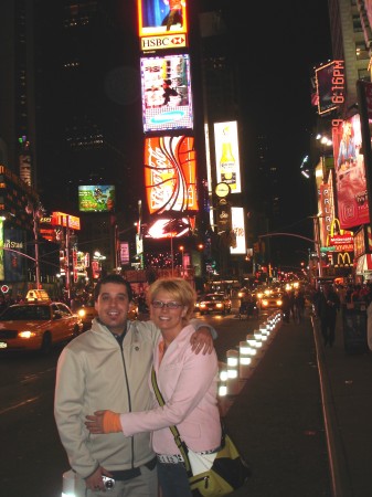 Aaron and I in New York baby!