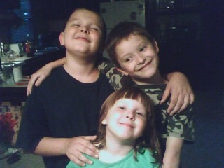 My son Eric 8, nephew Daniel 8, and niece Aliyah 6