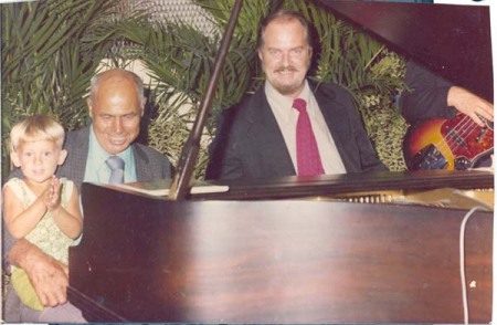 Dad on Holy Cross piano