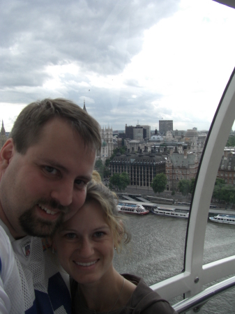 Amanda and I in the Eye of London