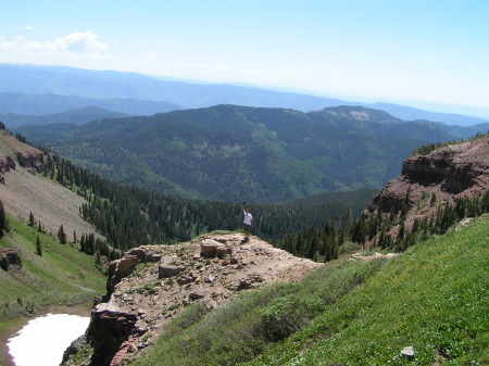 Hiking in Colorado.  6/07