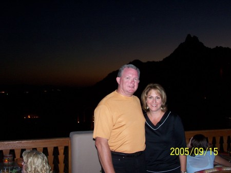 My husband Donn and I in Scottsdale last year!
