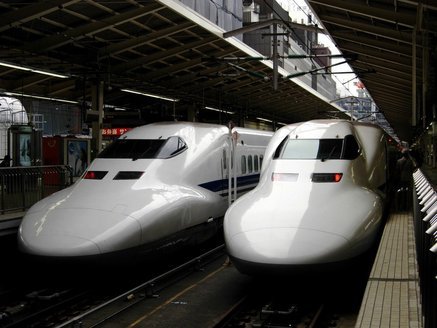 Tokyo Japan  Bullet Trains