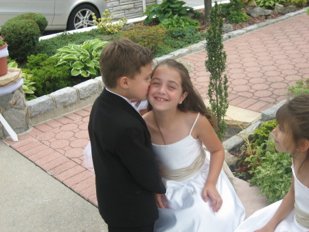 Gabby and Nicky in their cousins wedding