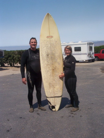 surfing trip with my daughter