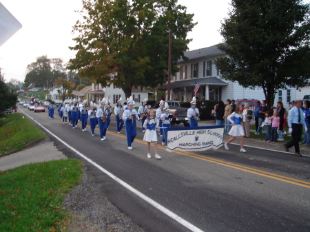 The Beallsville Blue Devil Marching Band