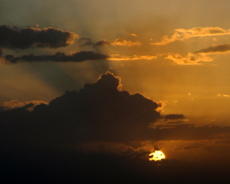 Honduran sunset