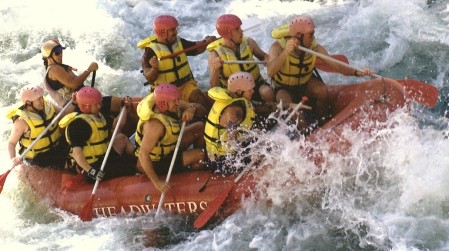 The crew white water rafting, yehah!  (VQ-4)