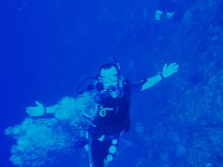 100 Ft. Underwater in Turks & Caicos 11/06