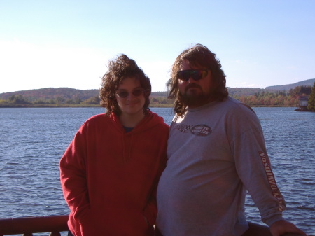 Ethan & Dad at Tupper Lake