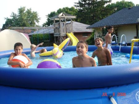 boys having fun this summer