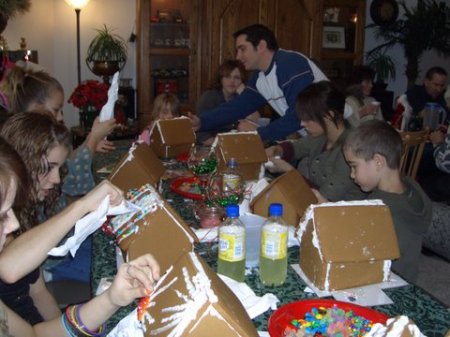 Gingerbread House decorating tradition