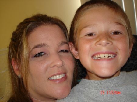 me and my son  8 yrs. old