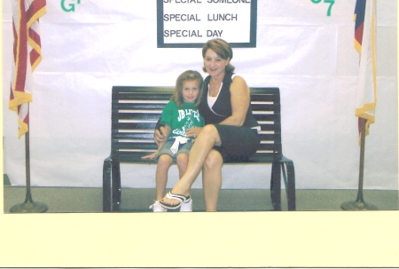 Megan and Nonna-- Grandparents day at school