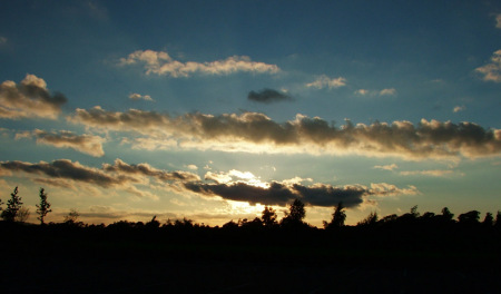 Sky over Corkagh Park, Dublin, Ireland