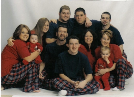 My family....Six kids, 2 grandkids, husband and son in-law