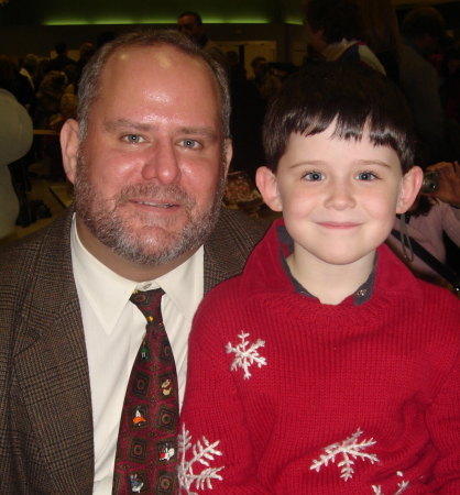 With my son Dylan Christmas 05