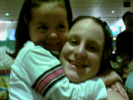 my little girl and my sister