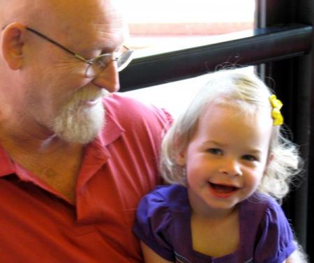 with Granddaughter, Blair, 2010