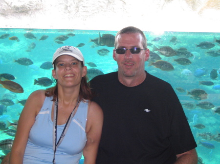 chuck and i at seaworld