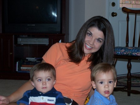 My daughter, Julie with her son Brodie and nephew Tanner