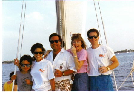 Sailing on Lake Pontchartrain.