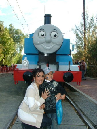 Andrew & I at Day out with Thomas!!