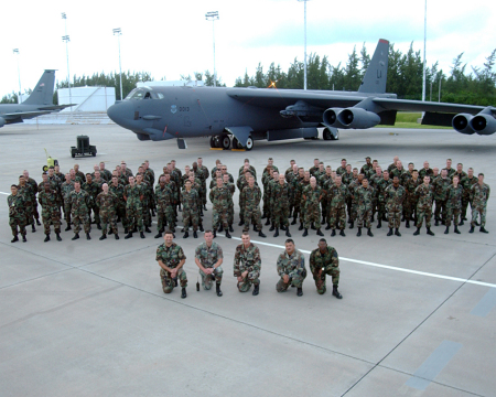 Deigo Garcia B-52 during IRAQI FREEDOM