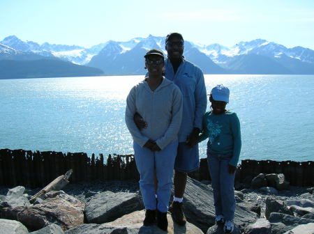 The family on an Alaskan Vacation