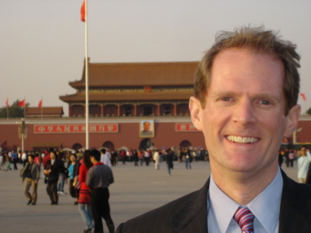 Michael in Tiananman Square, Oct. 2006