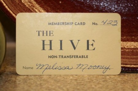 THE HIVE Membership card