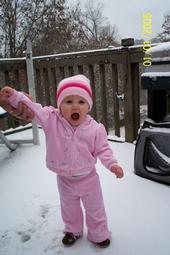 Jayda's 1st Snow-2008